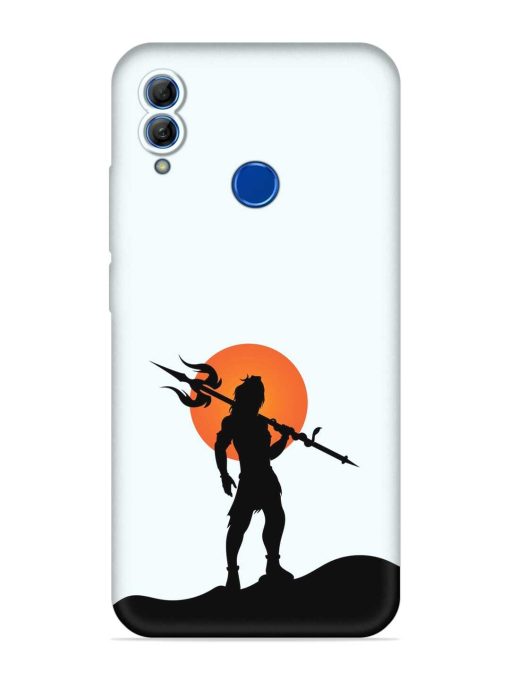 Lord Mahadev Trendy Embossed Soft Silicone Case for Honor 10 Lite Zapvi