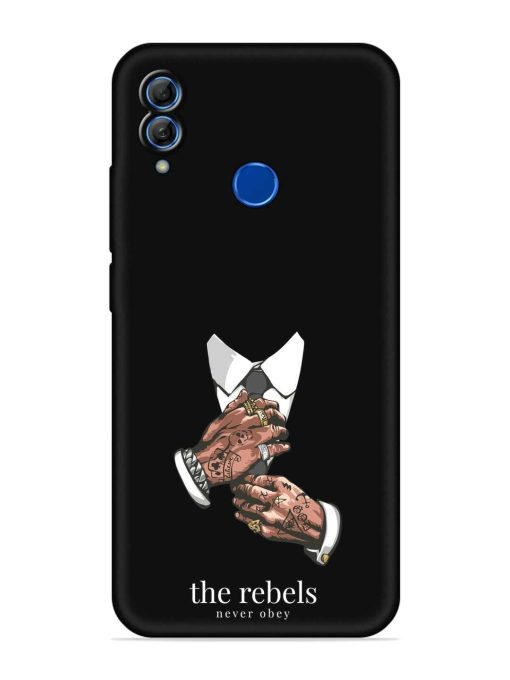 Rebels Slogan Man Embossed Soft Silicone Case for Honor 10 Lite Zapvi