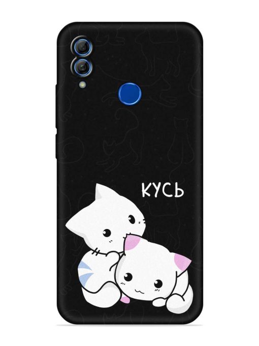 Kycb Cat Embossed Soft Silicone Case for Honor 10 Lite Zapvi