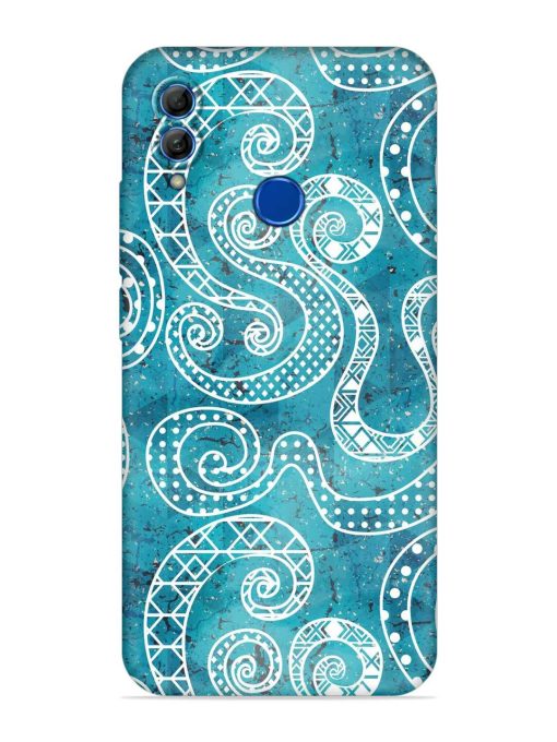 Vintage Curved Seamless Embossed Soft Silicone Case for Honor 10 Lite Zapvi