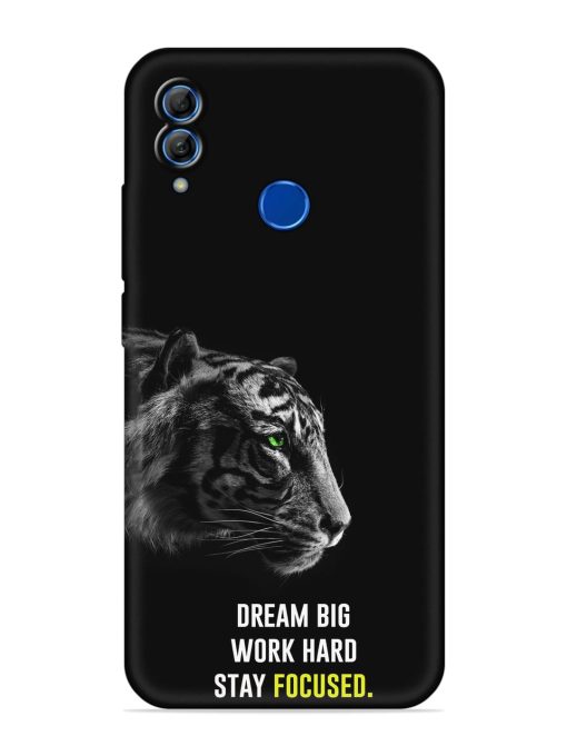 Dream Big Work Hard Embossed Soft Silicone Case for Honor 10 Lite Zapvi