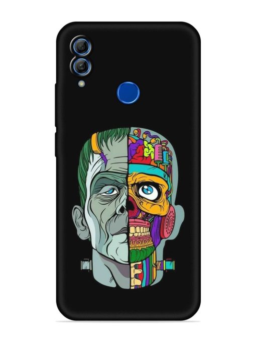 Men Vs Skull Embossed Soft Silicone Case for Honor 10 Lite Zapvi