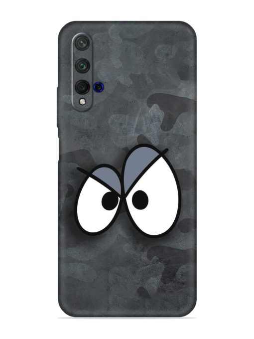 Big Eyes Night Mode Embossed Soft Silicone Case for Honor 20 Zapvi