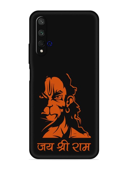 Angry Hanuman Embossed Soft Silicone Case for Honor 20 Zapvi