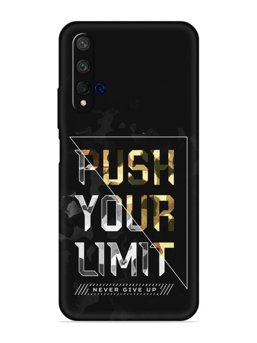 Push Your Limits Embossed Soft Silicone Case for Honor 20 Zapvi