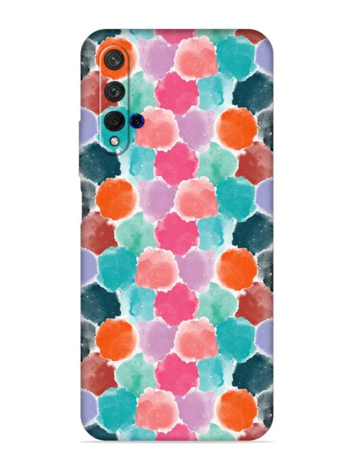 Colorful Seamless Pattern Embossed Soft Silicone Case for Honor 20 Zapvi