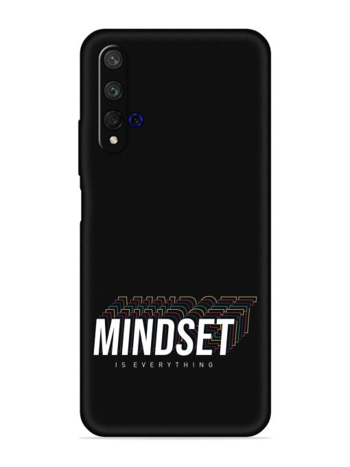 Mindset Everything Slogan Embossed Soft Silicone Case for Honor 20