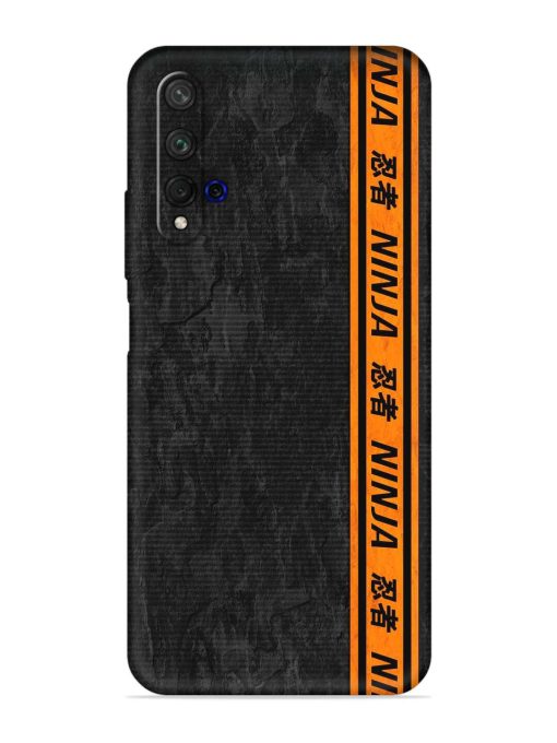 Ninja Srtips Embossed Soft Silicone Case for Honor 20 Zapvi