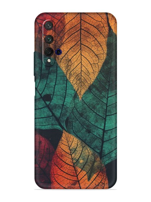 Leaves Artwork Embossed Soft Silicone Case for Honor 20 Zapvi