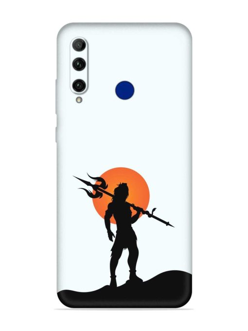 Lord Mahadev Trendy Embossed Soft Silicone Case for Honor 20I