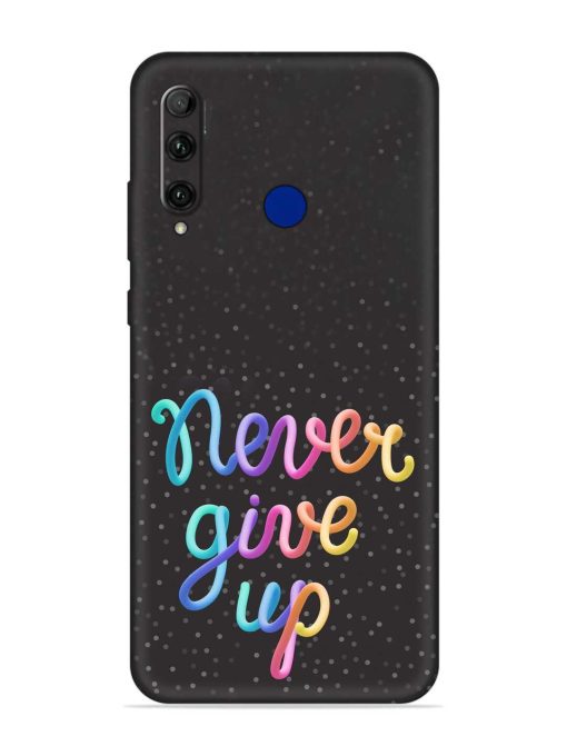 Colorful Stylized Rainbow Embossed Soft Silicone Case for Honor 20I Zapvi