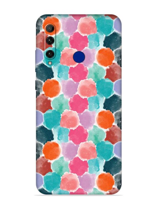 Colorful Seamless Pattern Embossed Soft Silicone Case for Honor 20I