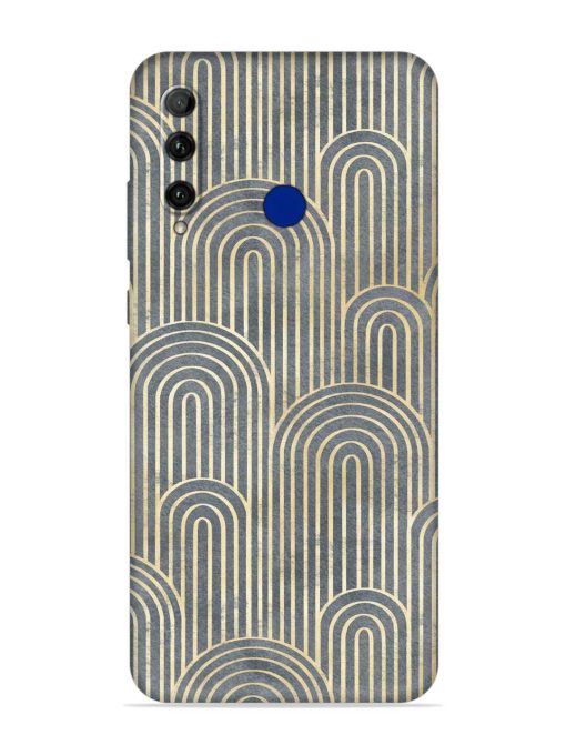 Art Deco Style Embossed Soft Silicone Case for Honor 20I