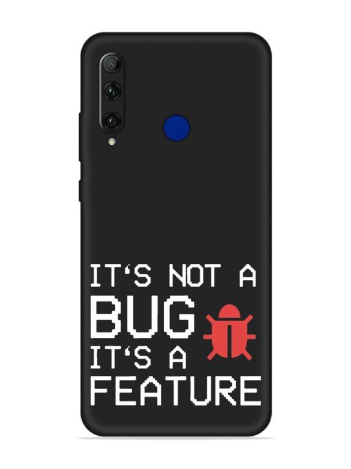 Not Bug Feature Embossed Soft Silicone Case for Honor 20I Zapvi