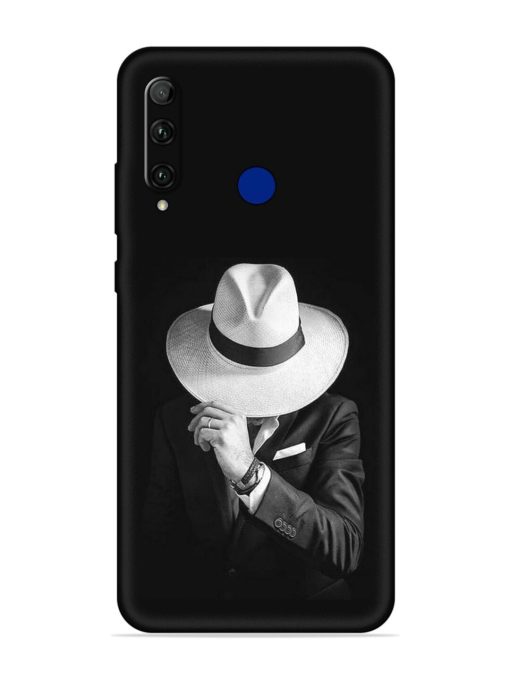 Men Under Hat Embossed Soft Silicone Case for Honor 20I Zapvi