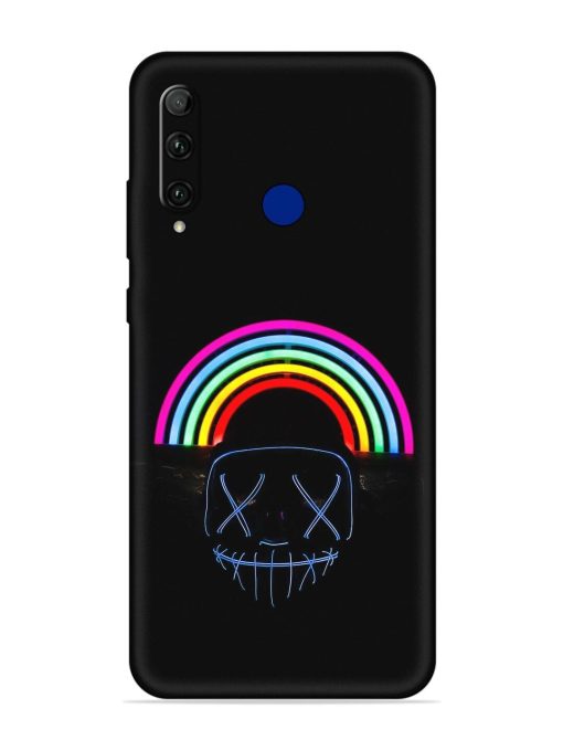 Mask Rainbow Embossed Soft Silicone Case for Honor 20I