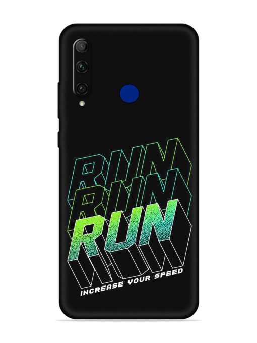 Run Embossed Soft Silicone Case for Honor 20I Zapvi