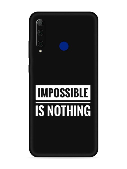 Impossible Is Nothing Embossed Soft Silicone Case for Honor 20I