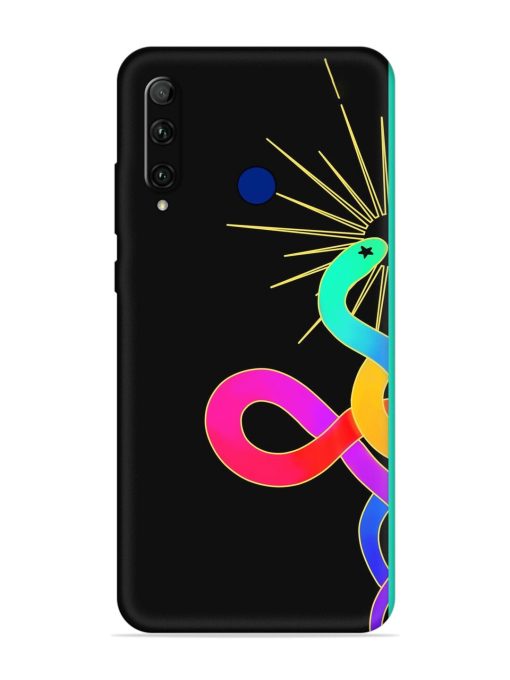 Art Geometric Abstraction Embossed Soft Silicone Case for Honor 20I Zapvi