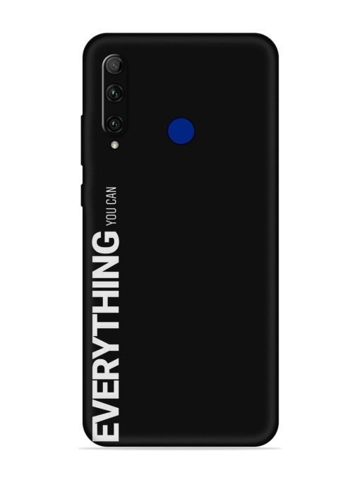 Everything You Can Embossed Soft Silicone Case for Honor 20I Zapvi