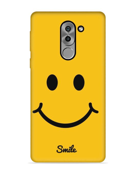 Yellow Smiley Embossed Soft Silicone Case for Honor 6X Zapvi