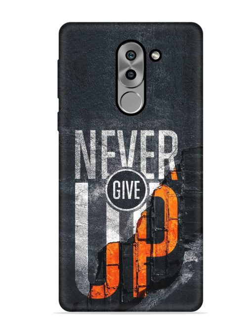 Never Give Up Embossed Soft Silicone Case for Honor 6X