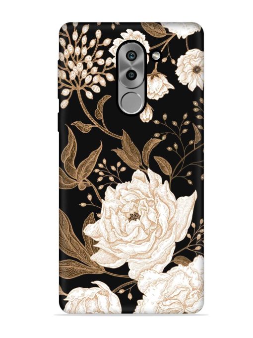 Peonies Roses Floral Embossed Soft Silicone Case for Honor 6X