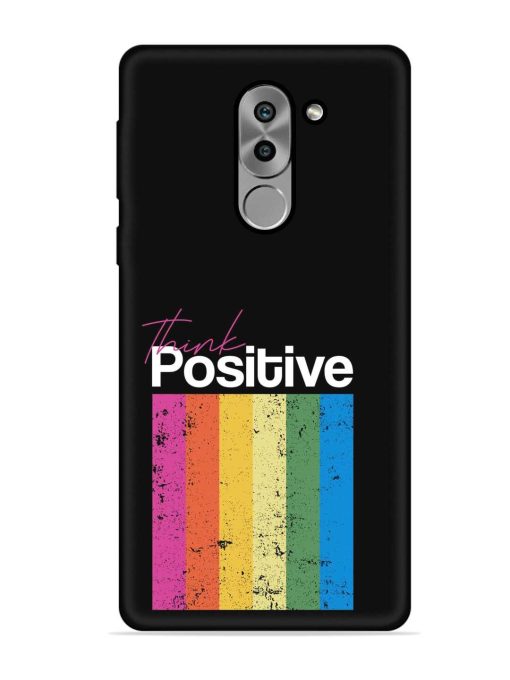 Think Positive Typography Embossed Soft Silicone Case for Honor 6X