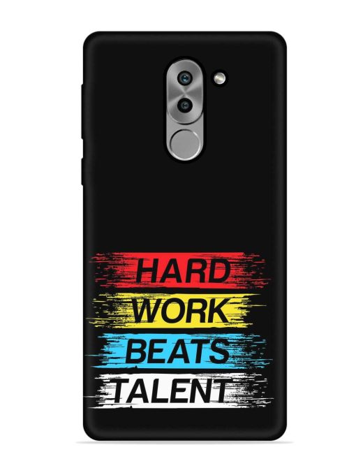 Hard Work Beats Embossed Soft Silicone Case for Honor 6X