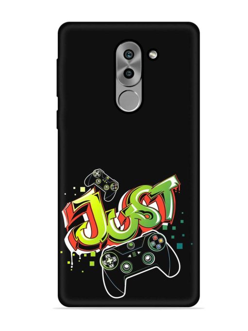 Graffiti Gamepad Illustration Embossed Soft Silicone Case for Honor 6X