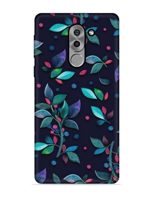 Decorative Watercolor Flower Embossed Soft Silicone Case for Honor 6X