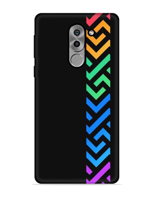 Colorshape Stripes Embossed Soft Silicone Case for Honor 6X