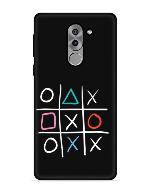 Super Neon Tic-Tac-Toe Embossed Soft Silicone Case for Honor 6X Zapvi