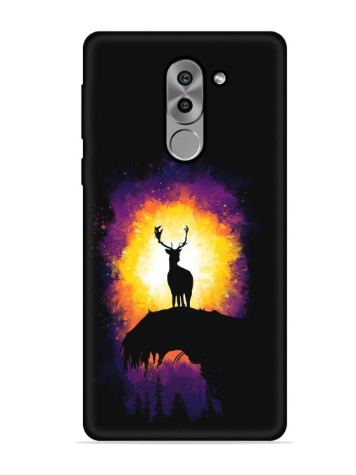 Elk Animal Art Embossed Soft Silicone Case for Honor 6X Zapvi