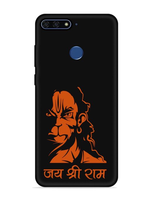 Angry Hanuman Embossed Soft Silicone Case for Honor 7A Zapvi