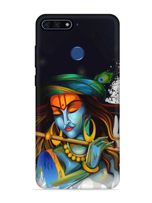 Krishna Art Embossed Soft Silicone Case for Honor 7A Zapvi