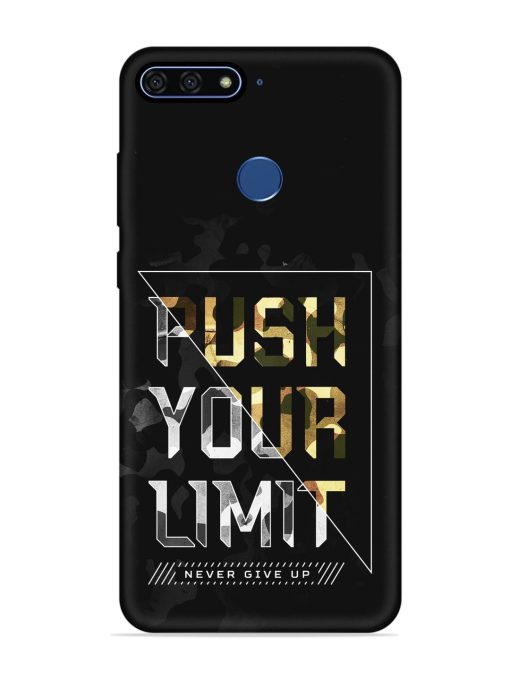 Push Your Limits Embossed Soft Silicone Case for Honor 7A Zapvi