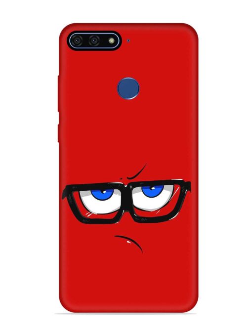 Rad Angry Face Embossed Soft Silicone Case for Honor 7A Zapvi