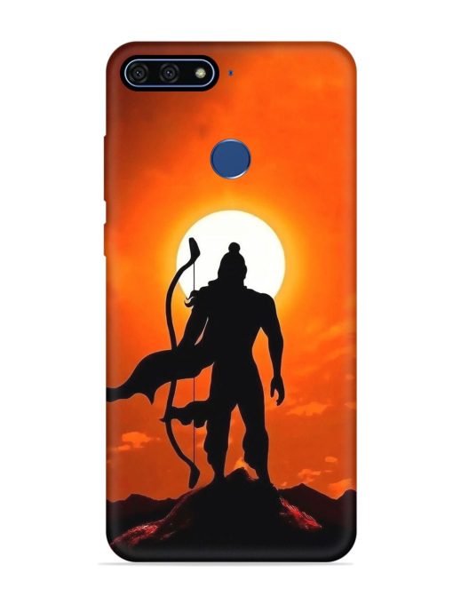 Shree Ram Embossed Soft Silicone Case for Honor 7A Zapvi