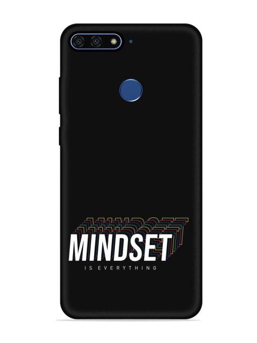 Mindset Everything Slogan Embossed Soft Silicone Case for Honor 7A