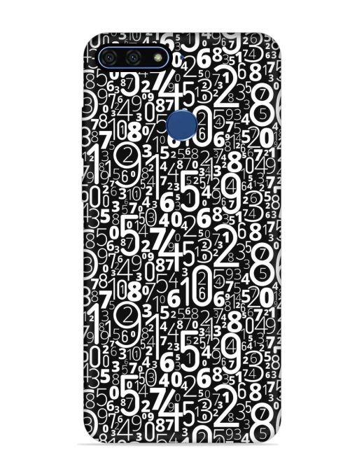 Many Numbers Different Embossed Soft Silicone Case for Honor 7A