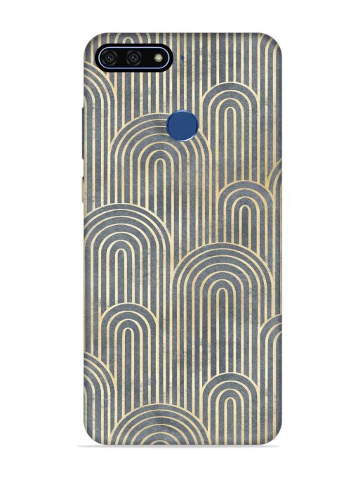 Art Deco Style Embossed Soft Silicone Case for Honor 7A Zapvi