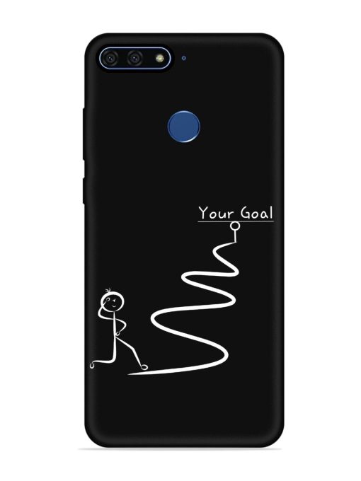 Your Goal Embossed Soft Silicone Case for Honor 7A