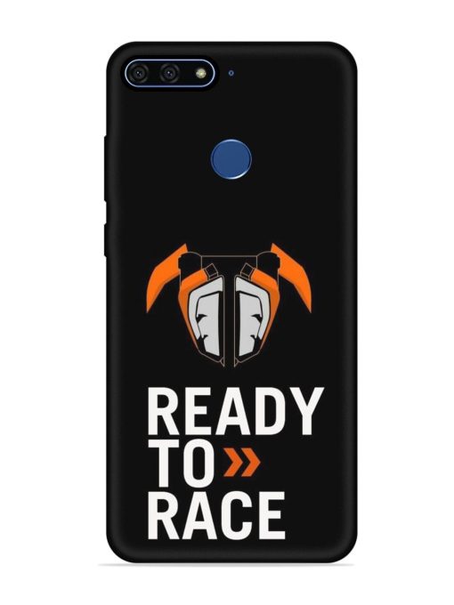 Ready To Race Embossed Soft Silicone Case for Honor 7A