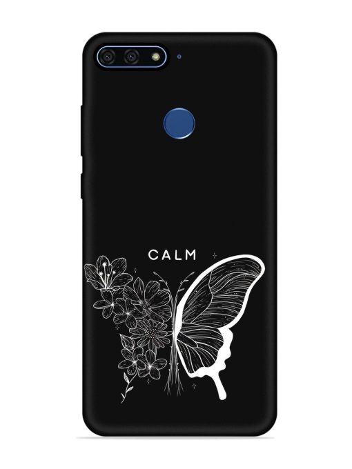 Calm Embossed Soft Silicone Case for Honor 7A Zapvi