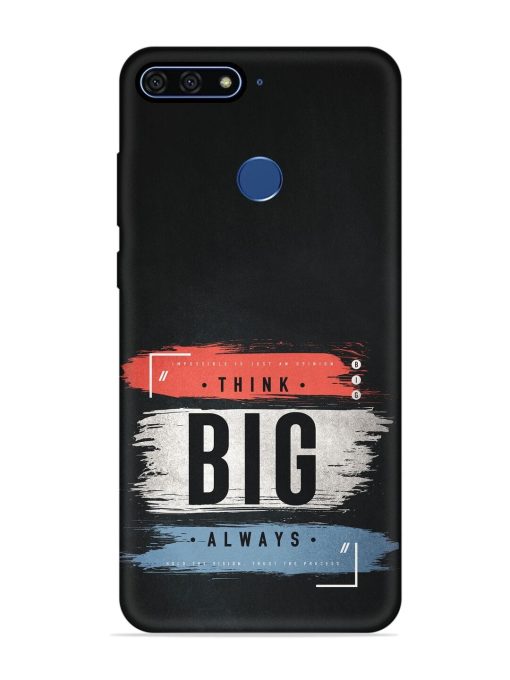 Think Big Always Embossed Soft Silicone Case for Honor 7A