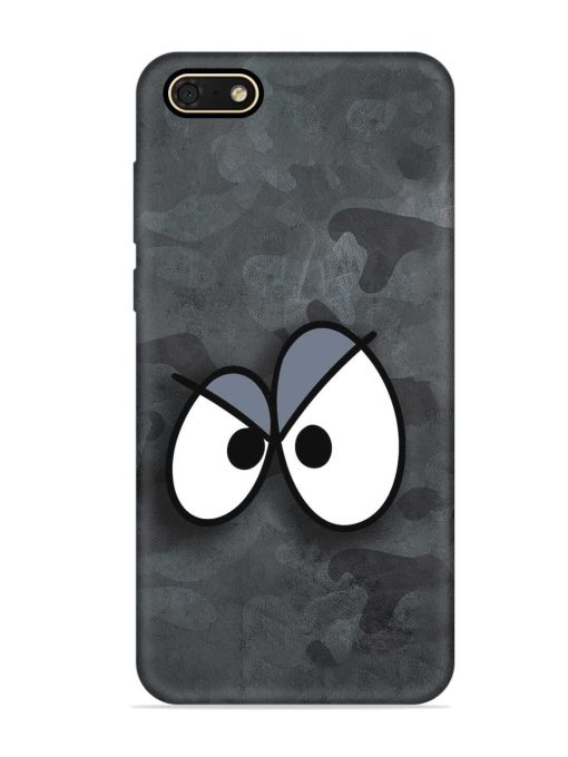 Big Eyes Night Mode Embossed Soft Silicone Case for Honor 7S Zapvi