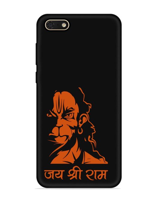 Angry Hanuman Embossed Soft Silicone Case for Honor 7S Zapvi