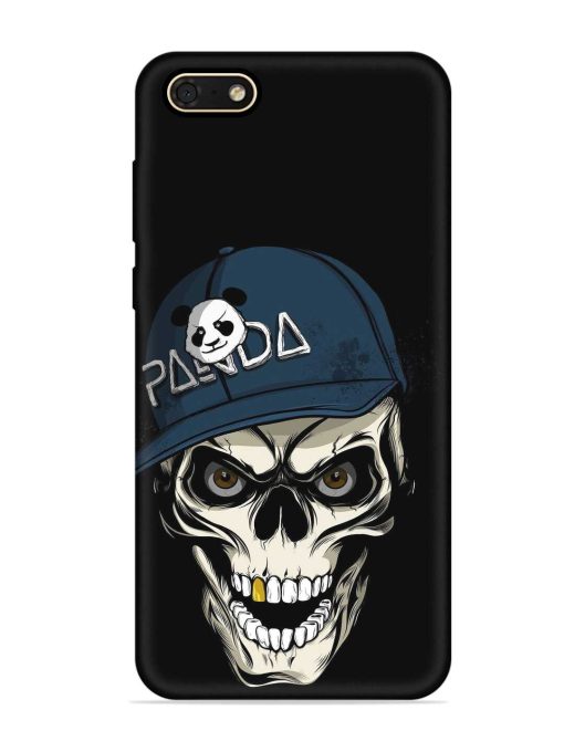 Panda Skull Embossed Soft Silicone Case for Honor 7S Zapvi