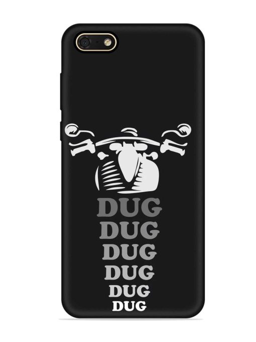 Dug Dug Dug Embossed Soft Silicone Case for Honor 7S Zapvi